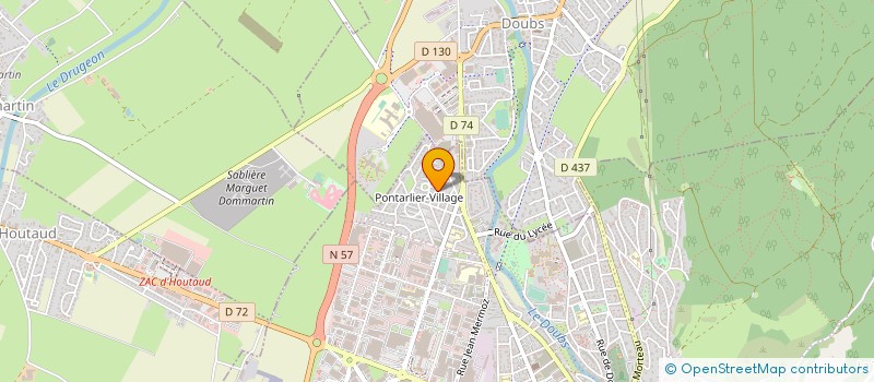 localisation de l'entreprise SYND. COPR. LS EPICEAS  PONTARLIER