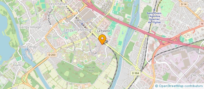 localisation de l'entreprise SYND COPR MARADAS ORANGE 2  PONTOISE