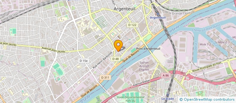 localisation de l'entreprise SYND.COPR. MARIA SEINE  ARGENTEUIL