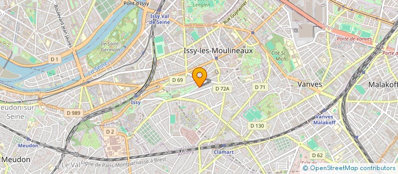 localisation de l'entreprise SYND.COPR.MAXIME ROBESPIERRE à ISSY-LES-MOULINEAUX