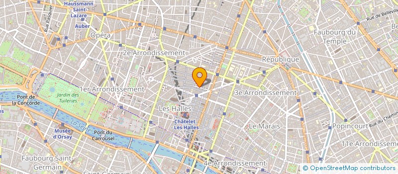 localisation de l'entreprise SYND.COPR. PASS. DU GRAND CERF  75002 PA  PARIS