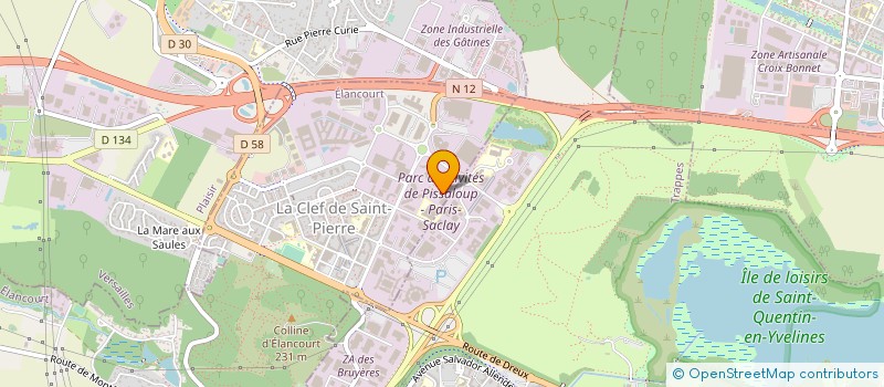 localisation de l'entreprise SYND COPR PETITS PRES 5 ALLEE SALVADOR  ELANCOURT