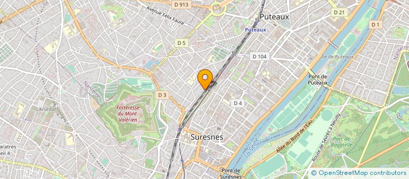 localisation de l'entreprise SYND.COPR. R SALENGRO IMM 08 à SURESNES