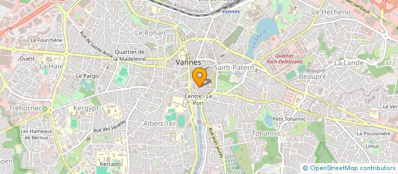 localisation de l'entreprise SYND COPR RES 22 B RUE NOE à VANNES