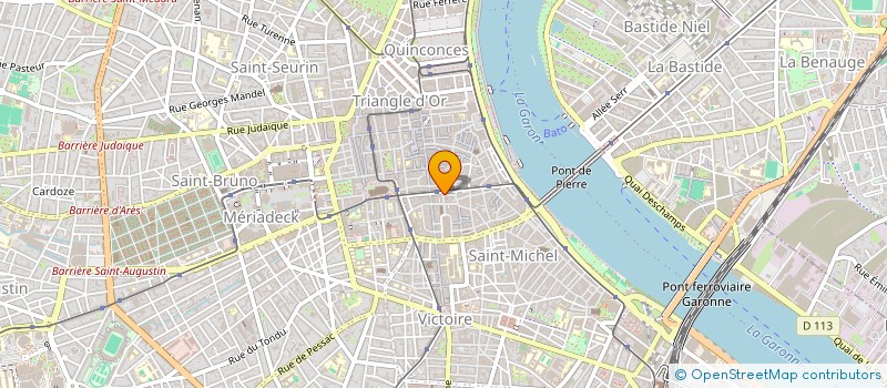 localisation de l'entreprise SYND COPR RES 8 RUE RAVEZ  BORDEAUX