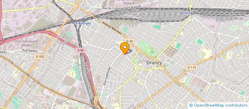 localisation de l'entreprise SYND.COPR. RES FAIDHERBE 107 RUE REPUBLI  DRANCY