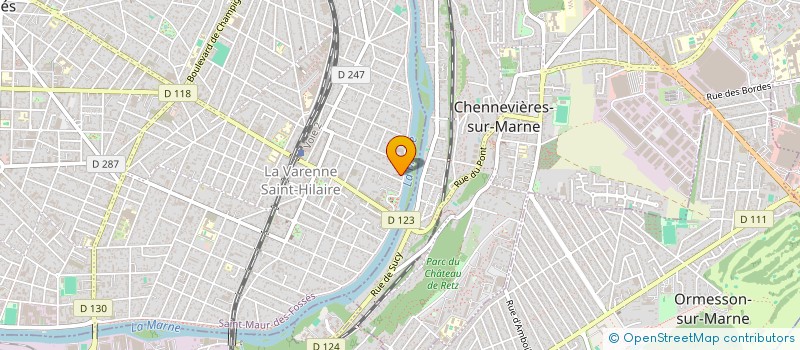 localisation de l'entreprise SYND.COPR. RES JARDINS DU VAL à SAINT-MAUR-DES-FOSSES