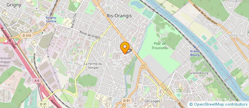 localisation de l'entreprise SYND.COPR. RES L'AUNETTE GRPE F 2-4-6 R à RIS-ORANGIS