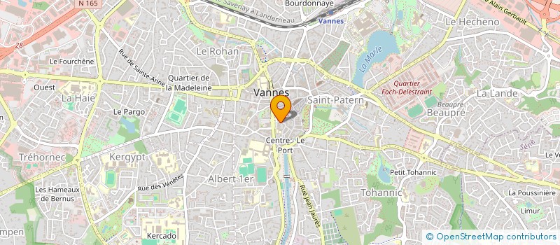 localisation de l'entreprise SYND COPR RES LE HELLEC à VANNES