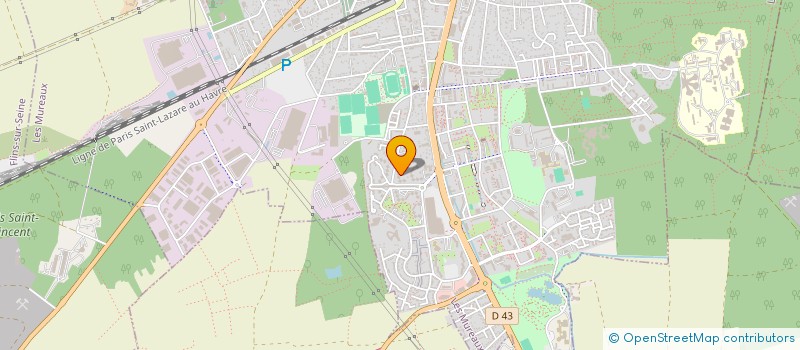 localisation de l'entreprise SYND.COPR. RES. LES MACHERUES   PARC AMI à LES MUREAUX