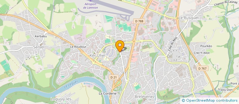 localisation de l'entreprise SYND COPR RESI LE GALION  LANNION