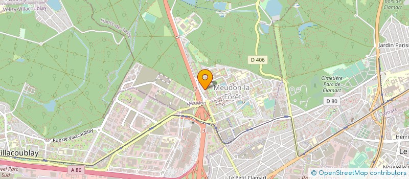 localisation de l'entreprise SYND.COPR. RESID DU PARC ALLEE DU MAIL à MEUDON
