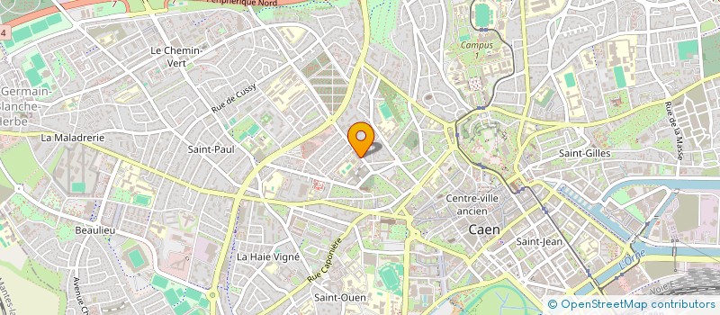 localisation de l'entreprise SYND COPR RESID SAINT NICOLAS DES CHAMPS à CAEN