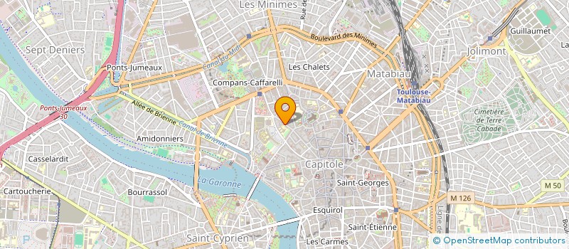 localisation de l'entreprise SYND.COPR.RESIDENCE 15 RUE DES SALENQUES à TOULOUSE