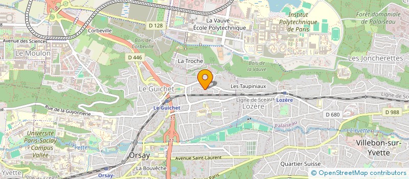 localisation de l'entreprise SYND.COPR. RESIDENCE D'ORSAY 91 ORSAY à ORSAY