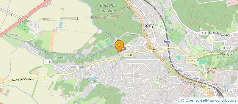 localisation de l'entreprise SYND.COPR. RESIDENCE DU CERF 1-13 CHE  IGNY