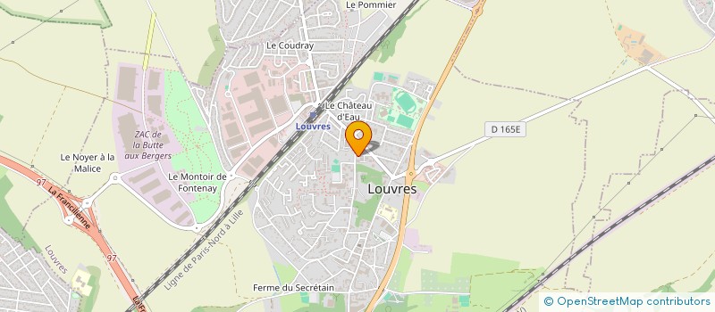 localisation de l'entreprise SYND.COPR. RESIDENCE DU MOULIN  95 LOUVR  LOUVRES