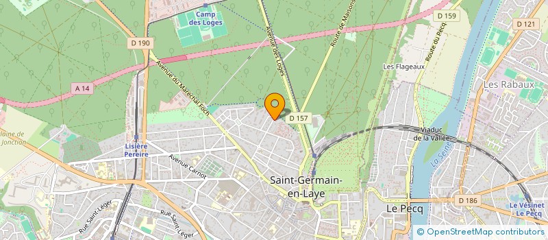 localisation de l'entreprise SYND COPR RESIDENCE DU SAUT DU LOUP  SAINT-GERMAIN-EN-LAYE