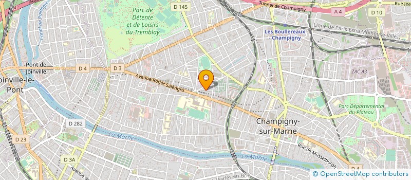 localisation de l'entreprise SYND.COPR. RESIDENCE GABRIEL PERI 94 CHA  CHAMPIGNY-SUR-MARNE