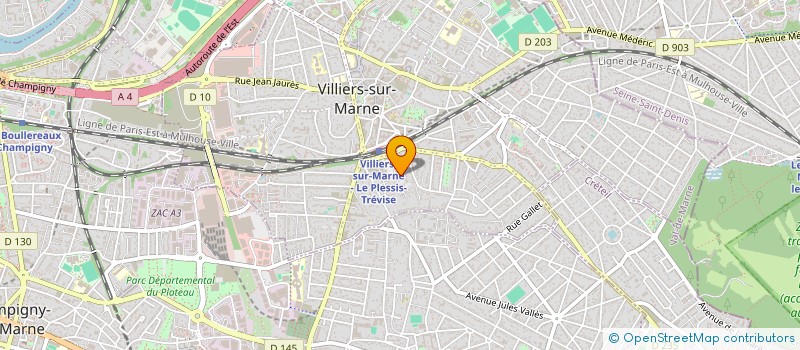 localisation de l'entreprise SYND.COPR. RESIDENCE LA POMMERAIE 94 VIL  VILLIERS-SUR-MARNE