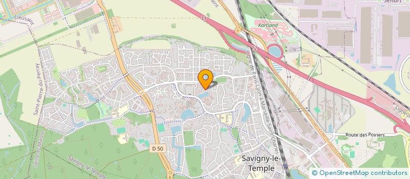 localisation de l'entreprise SYND COPR RESIDENCE LE VAL PLESSIS  SAVIGNY-LE-TEMPLE