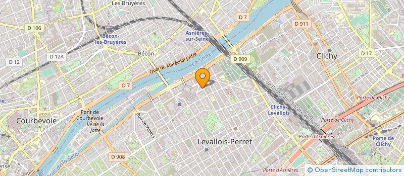 localisation de l'entreprise SYND COPR RESIDENCE PRESIDENT WILSON à LEVALLOIS PERRET