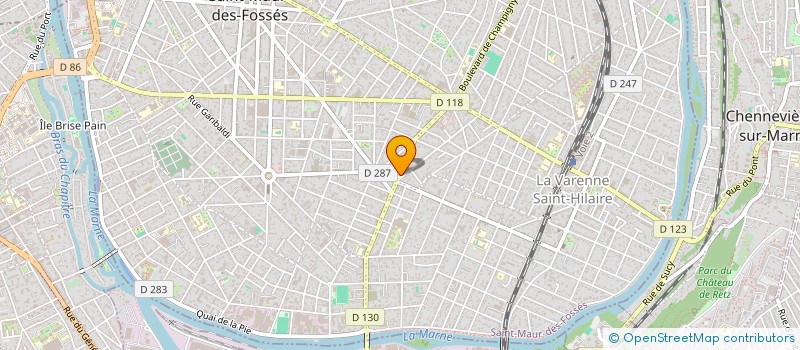localisation de l'entreprise SYND COPR RTE LOUIS BLANC à SAINT-MAUR-DES-FOSSES