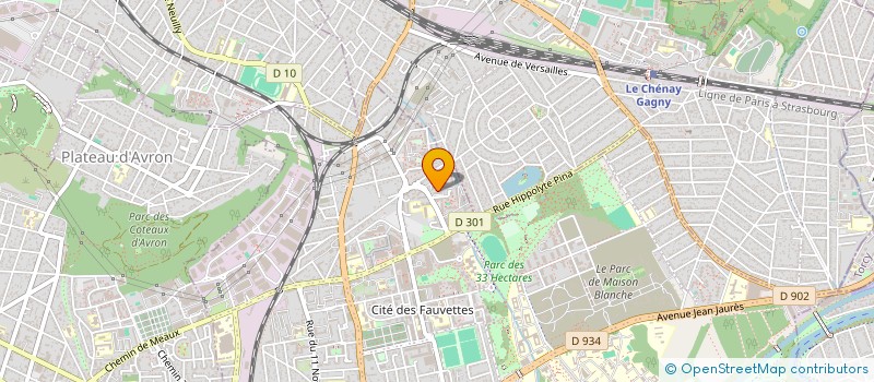 localisation de l'entreprise SYND COPR RUE DE L EGOUT 93 NEUILLY SUR à NEUILLY-SUR-MARNE