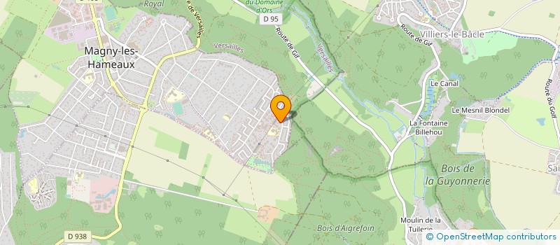 localisation de l'entreprise SYND.COPR. SQ DES BRUYERES 78 MAGNY LES  MAGNY-LES-HAMEAUX