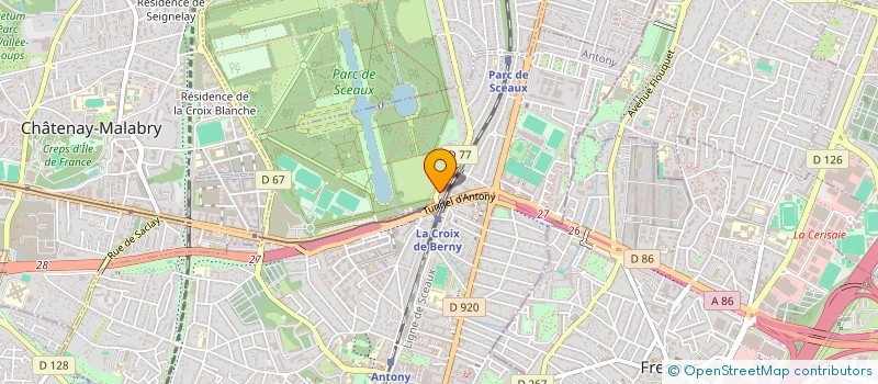 localisation de l'entreprise SYND COPR TERREIS à ANTONY