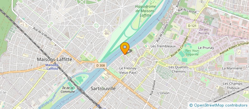 localisation de l'entreprise SYND COPR VAL SEINE 78 SARTROUVILLE  SARTROUVILLE