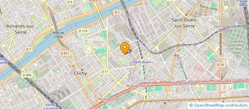 localisation de l'entreprise SYND COPR VEGA A7 à CLICHY