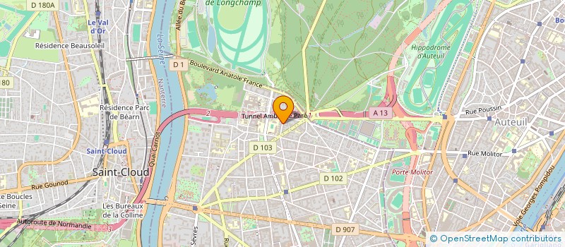 localisation de l'entreprise SYND COPR VILLA PAUL CASALS à BOULOGNE-BILLANCOURT