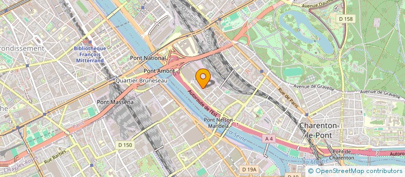 localisation de l'entreprise SYND.COPR. ZAC DE BERCY 1 RUE   ETIENNE  CHARENTON-LE-PONT