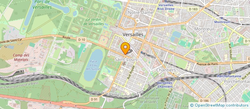 localisation de l'entreprise SYND COPRE 28 RUE DE SATORY à VERSAILLES
