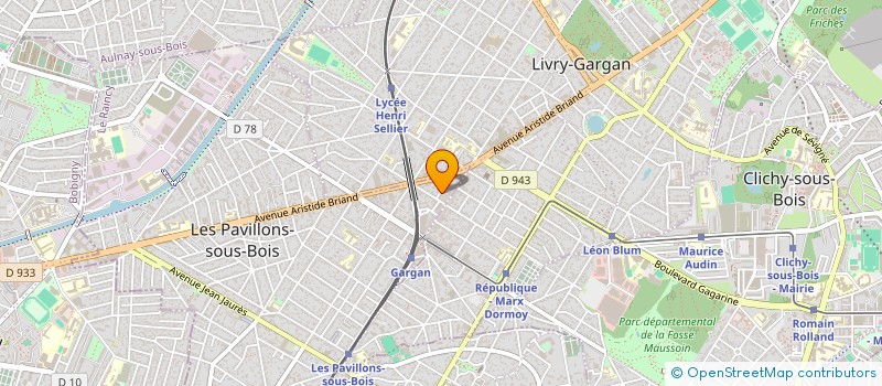 localisation de l'entreprise SYND COPRI DU 13 ALLEE NOUVELLE à LES PAVILLONS-SOUS-BOIS