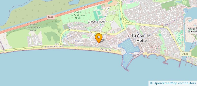 localisation de l'entreprise SYND COPRI LE BAHIA  LA GRANDE MOTTE