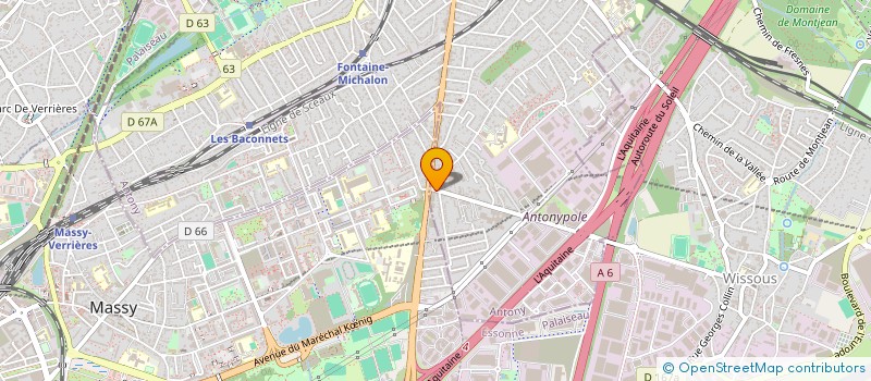 localisation de l'entreprise SYND COPRO 002B AV LEON JOUHAUX à ANTONY