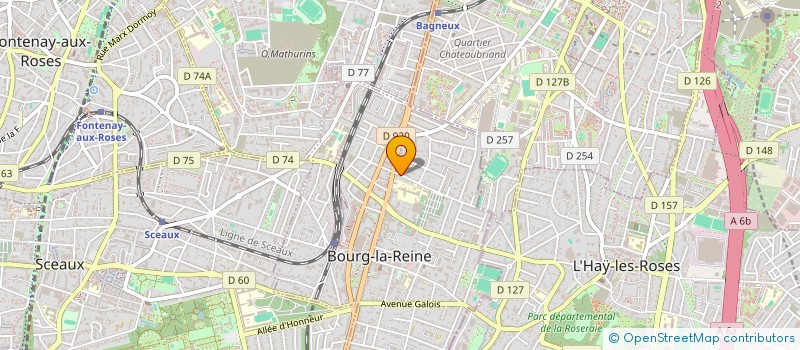 localisation de l'entreprise SYND COPRO 004 RUE JEAN ROGER THORELLE à BOURG-LA-REINE