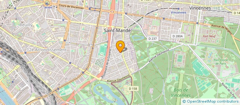 localisation de l'entreprise SYND COPRO 005B RUE GUYNEMER  SAINT-MANDE