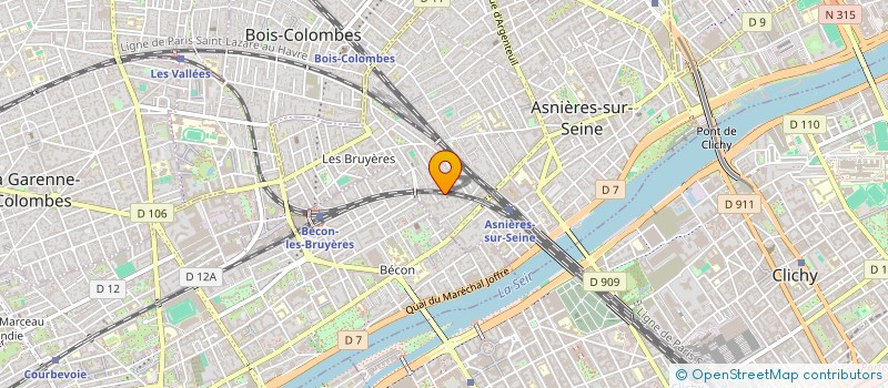 localisation de l'entreprise SYND COPRO 009 011 RUE DU BOIS  ASNIERES-SUR-SEINE