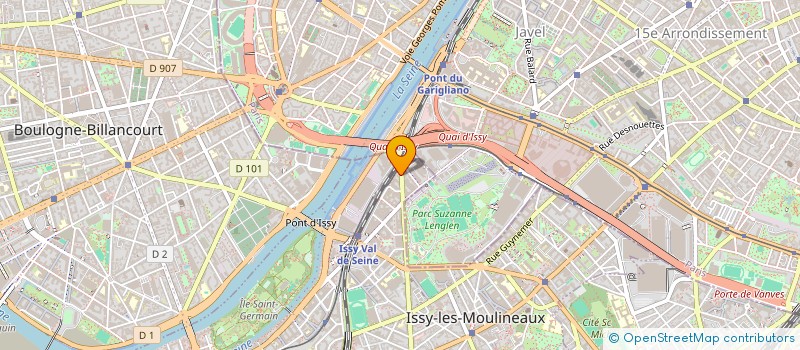 localisation de l'entreprise SYND COPRO 016 BD GALLIENI à ISSY-LES-MOULINEAUX
