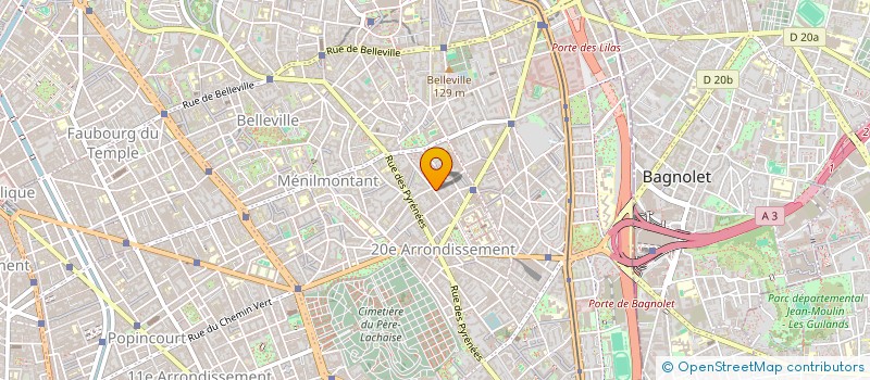 localisation de l'entreprise SYND COPRO 024 RUE DE LA CHINE  PARIS