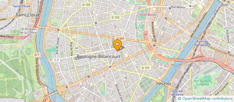 localisation de l'entreprise SYND COPRO 083 AV VICTOR HUGO à BOULOGNE-BILLANCOURT