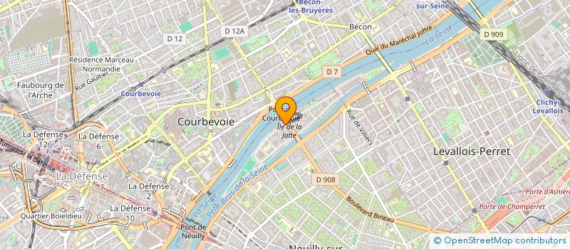 localisation de l'entreprise SYND COPRO 1-1BIS BD EMILE VICTOR à NEUILLY-SUR-SEINE