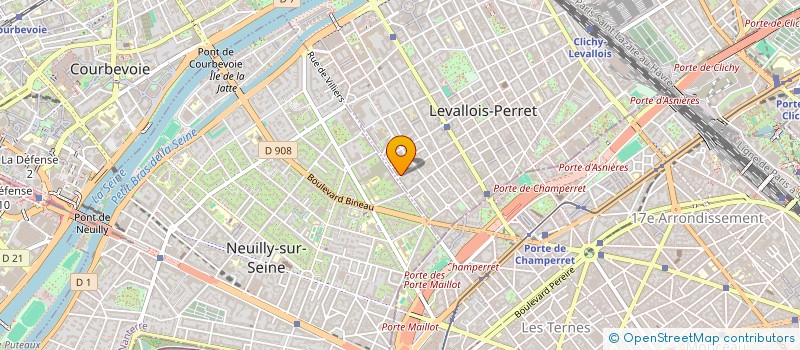 localisation de l'entreprise SYND COPRO 1 3 RUE A BRIAND à LEVALLOIS-PERRET
