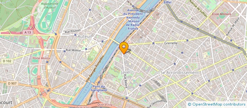 localisation de l'entreprise SYND COPRO 1-9 MONTAGNE DU GOULET 75015  PARIS