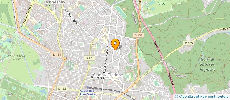 localisation de l'entreprise SYND COPRO 1 A 11 AV JEAN JAURES à VERSAILLES