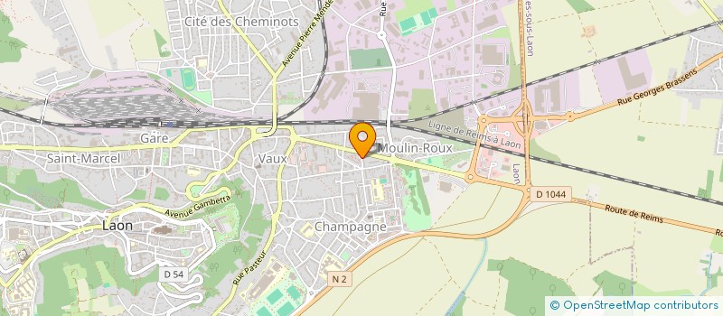 localisation de l'entreprise SYND COPRO 1 A 15 R PIERRE CURTIL à LAON