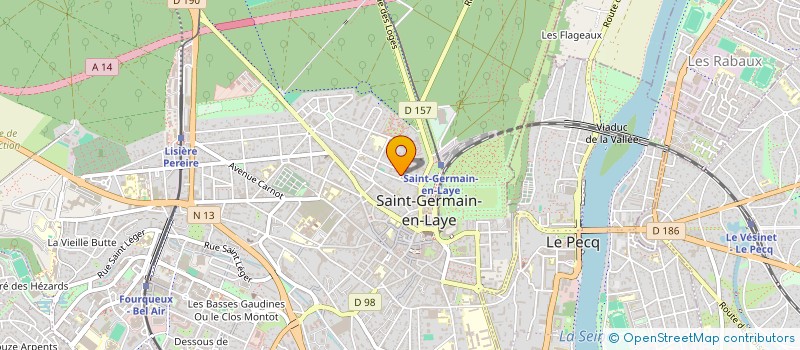 localisation de l'entreprise SYND COPRO 1 A 3 R DE TOURVILLE  SAINT-GERMAIN-EN-LAYE